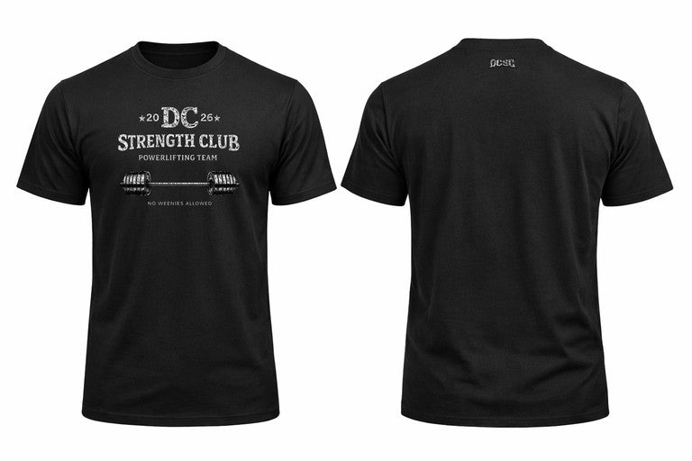 DCSC Strength Club Logo Tee-Black