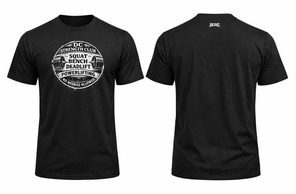 DCSC Vintage Logo Tee-Black